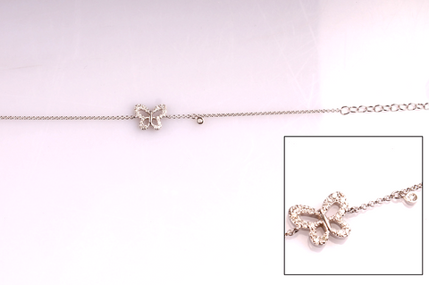Bracelet with Butterfly Charm