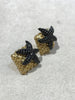 Earrings " Black Seastar "