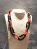 Chain of Black and Red Coral Necklace