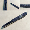 Niji pen " Blue and White Swarovsky "