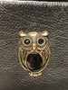 Cross Bag with " Owl in Bronze "