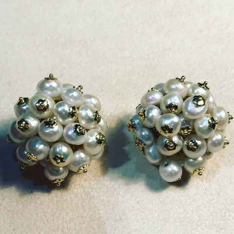 Earrings " Mikimoto Pearls "