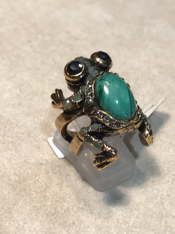 Frog with Green Quartz ref. A3979C